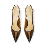 Summer Women High Heeled Shoes for Woman's Pointed Toe Ankle Thin Heels Mixed Colors Pumps Sexy Lady Patent Leather Party Shoes