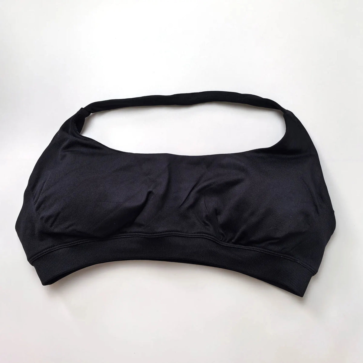 NCLAGEN Women Seamless Halter Sports Bra High Support Push-up Open Back activewear Gym Tank Top Fitness Yoga Workout Brassiere