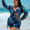 2026 Large Plus Size Bikini High Waist Swimsuit Women With Tops 3 Pieces Swimwear Female Bathers Bathing Swimming Swim Suit4XL