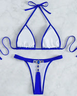 Extreme Mini Micro String Bikinis Diamond Bikini Women Swimsuit Female Swimwear Two Pieces Bikini Set Bather Bathing Suit Swim