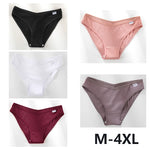 5Pcs Women Cotton Panties V-Belt Ladies Soft Female Sexy M-4XL Low-Rise Panties Bikini Underwear Comfortable Lingerie 2024