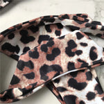 S - XL New Sexy Leopard Bikini Women Swimwear Female Swimsuit Two-Pieces Bikini Set Underwire Bather Bathing Suit Swim Wear V872