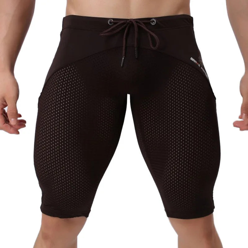 Men's Underwear Shaping Pants Sports Slim Fit Pants Sports Mid-Length Pants Cycling Pants Pants Casaul Elegant Style Pants 3TEL