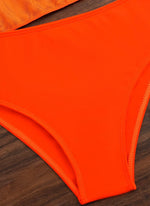 Summer Swimwear for Women Tankini Sets Swimsuit Vintage Padded Mesh Bathing Suit Print Beachwear Female Women's Swim Wear 2025