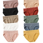 10Pcs/Set Seamless Panties Women Low Rise Panties Sports Briefs Underwear Comfort Underpants Female Sexy Lingerie