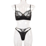 Flounce Sexy Lingerie Lace Transparent Women's Underwear Hot Delicate Erotic Lingerie Set Porn Exotic Sets Sexiest Outfit
