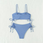 Sexy Bandeau Bikinis 2025 Women Brazilian Swimwear Female Swimsuit Two Pieces Bikini Set Bather Bathing Suits Girls Beach Wear