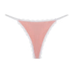 Lace Cotton Panties Sexy Women Briefs Underwear Thong Soft G StringIntimates Ladies Female Panty Lingerie