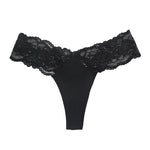 1pcs 1-4XLLace Sexy Women G-string Low-Rise Red Perspective Floral Panties Breathable Intimate Lingerie Ladies Thongs Underwear