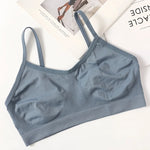 Women Tank Crop Top Female Seamless Underwear Backless No Pads Unlined Sexy Lingerie Comfort Woman Top Camisole