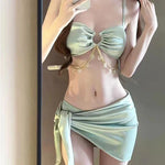 New Swimsuit Women Micro Bikini Bathing Suit Fashion Sexy Summer New Model Korean Version Cinjunto De Dos Piezas Mujer 2025