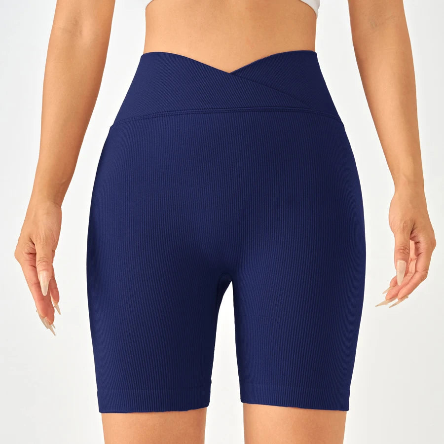 Women Sports Leggings Sportswear Woman Gym Legging Seamless Yoga Shorts w/Tummy Control Women's Shorts Fitness Female Clothing