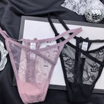 Girls Sexy G String Panties Women Lace Briefs Hollow Out Underwear Thong High Quality Transparent Underpants Lingerie Intimates