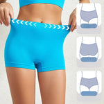 1PC Women Mid-Rise Boyshort Panties Ribbed Seamless Underwear Ladies Stretch Sports Panty Comfort Sexy Lingerie S-5XL Intimates