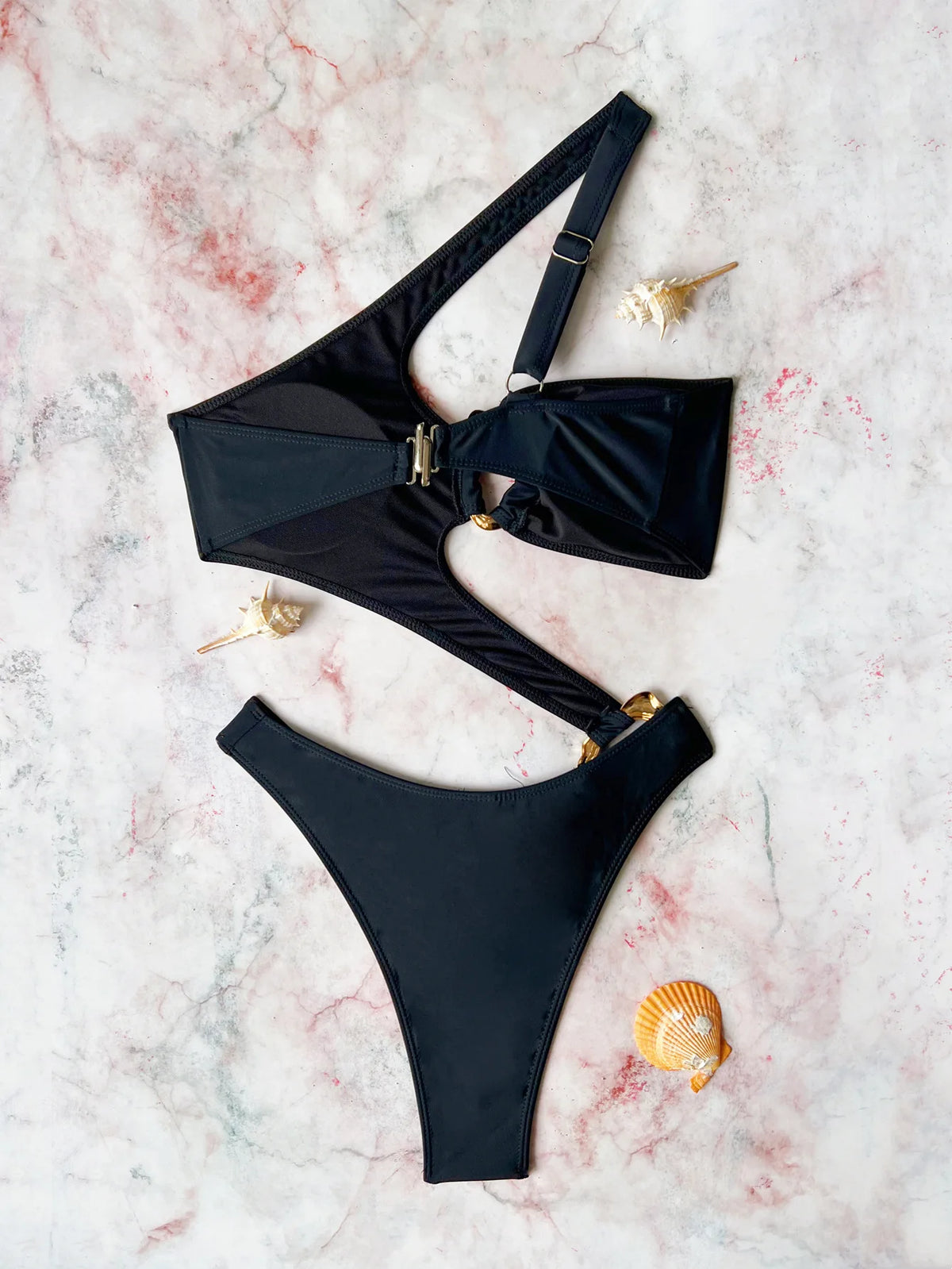 DEKA One Shoulder Sexy Women One Piece Swimsuit Female Swimwear Biquini High Waist Monokini Swimming Suit Bathing Suit Beachwear