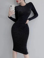 Nightclub High WOMENGAGA Waist Women Slim Mini Dress T Shirt Thin Hot Sexy Korean Women Tops Transparent Summer Fashion 6A26