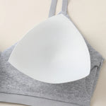 Comfort Cotton Bra Panties Set Women Push-Up Bra Low Waist Thongs Sports Underwear Sexy Lingerie Set Female T-Back Intimates