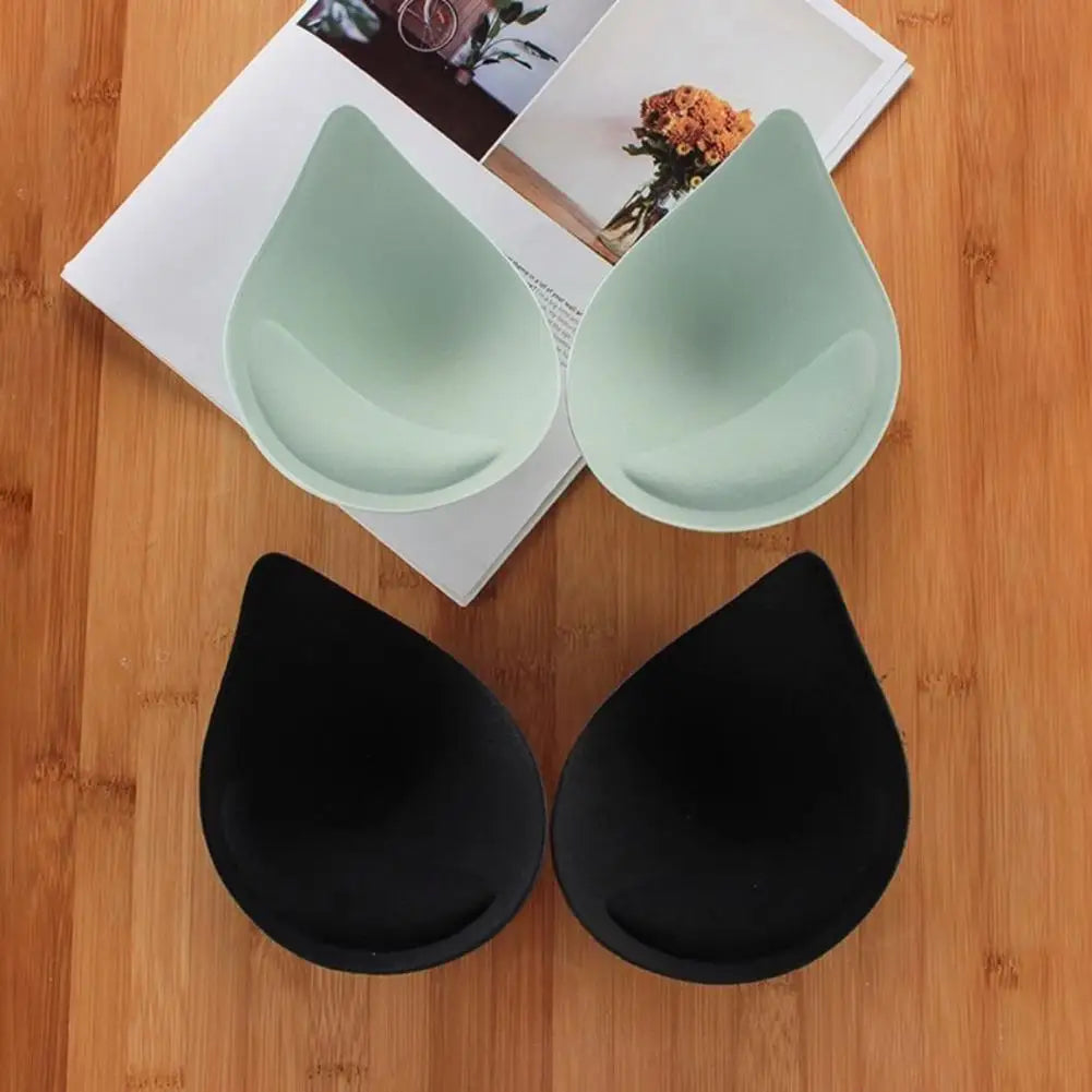 Tear Drop Shape Breast Pad Invisible Bra Pad Insert Removeable Sports Bra Cups Inserts Chest Insert Pads for Swimsuit Bikini