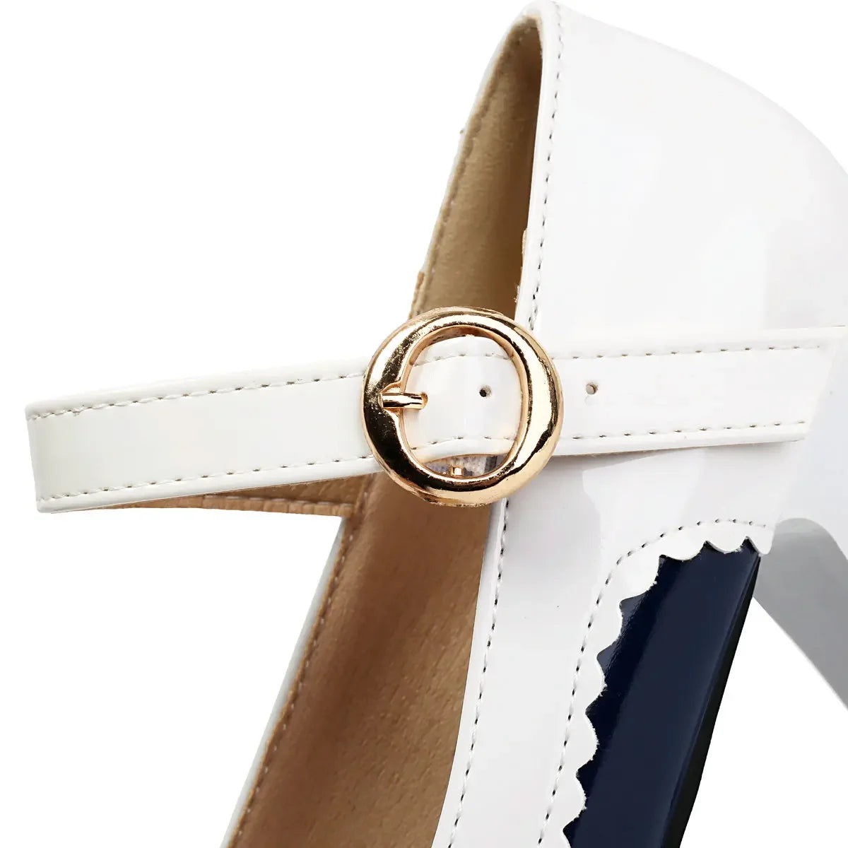 Women Lolita Style Patent Leather Bow Shoes 9.5cm High Heels Anti-slip Rubber Sole Platform Pumps Ideal for Parties Daily Wear