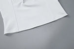 FDYOUI Sexy Hollow Out Corset Tops for Women Halter Backless Bandage Skinny Camisoles Lady White Black Cropped T-shirt Clubwear