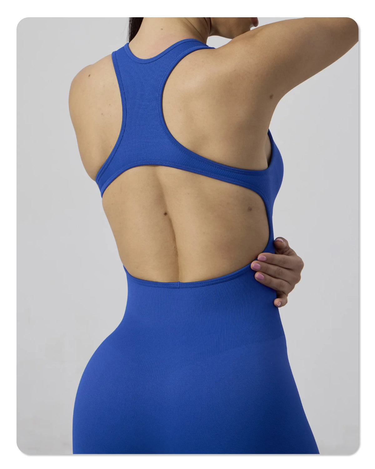 Seamless Yoga Jumpsuit Sleeveless Shorts One Piece Yoga Suit Sexy Cutout Backless Top Women Playsuit Gym Summer Workout Clothes