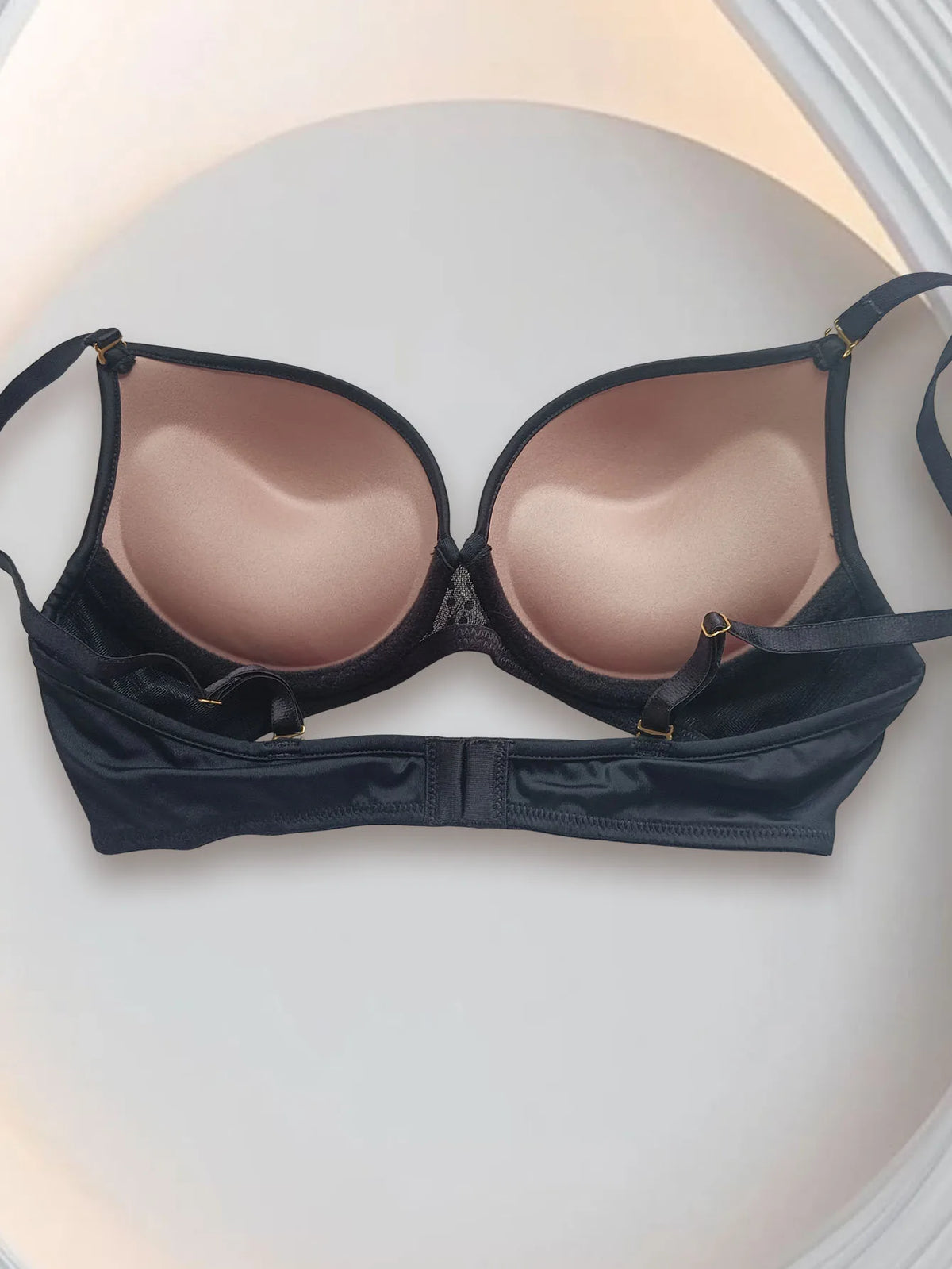 Push Up Padded Bra Plunge T-Shirt Bras for Women Underwire Full Coverage Push Up Comfort Bras Supportive Everyday Bra