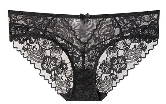 French Sexy Lace Bra for Small Boobs, Wirefree Bralette Ultra Thin, Light Support Traceless Bra Women White Lingerie Set MOYISU