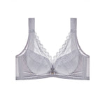 Women Lingerie White Lace Bras Hollow Out Ultrathin Push Up Bra Transparent Brassiere Sexy Underwear Plus Size Autumn 6020
