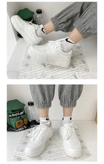 2022 Fashion Spring New Designer Hot Sale White Shoes Female Platform Sneakers Women Tenis Feminino Casual Female Shoes Woman