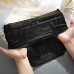 1Pc Women Ice Silk Panties Transparent Mesh Briefs Low Waist Panties Quick Drying Underwear Sexy Lingerie Soft Underpants M-XL