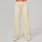 Women Straight Yoga Leg Bottoms Soft Stretchy Fabric Women's Yoga Pants GYM Sweat-Wicking Properties Running Sport Trousers