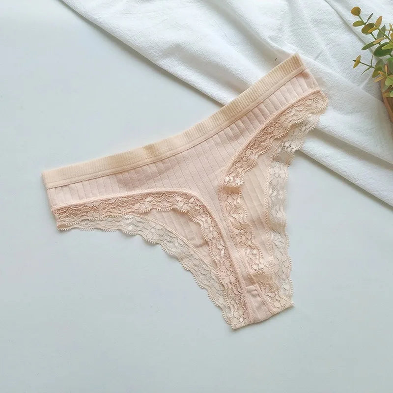 3Pcs/Set Cotton Panties Women G-string Female Underpants Sexy Lingerie Seamless Underwear Low Rise Panties M-XL Intimates