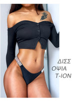 Low Waist Sexy Women Thongs Panties Rhinestones letter Diamonds G String Sports Thong Shorts Briefs T-back Fitness Size S-XL
