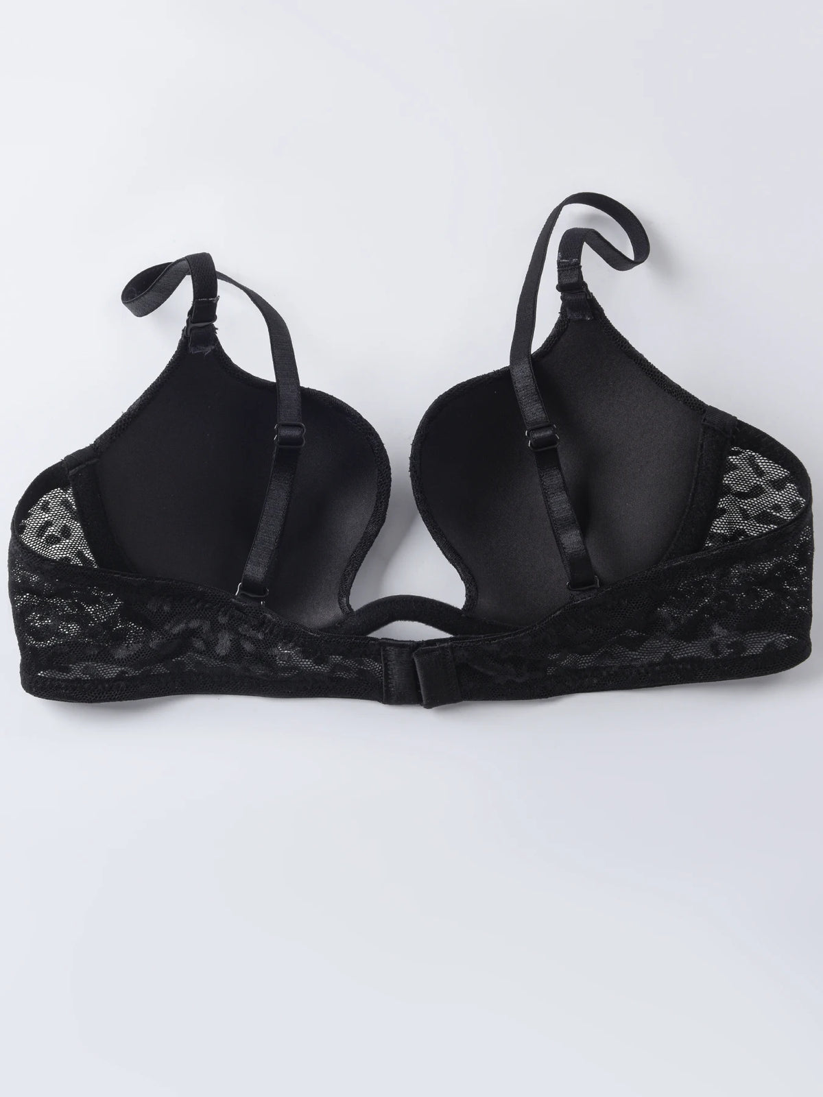 Plunge Deep V Bra Underwear Lace Push up Bra Sexy Lingerie Bralette Sexy Cleavage Bra with Underwire Lightly Padded Low Cut Bra