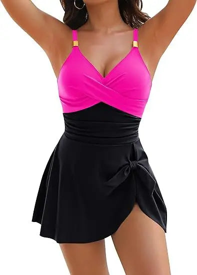 Hot-Selling-New-Sexy-One-piece-Swimsuit-for-Women-in-the-Summer-of-2025-with-Cross-Back-Anti-Roll-Swimsuit-in-Multiple-Colors