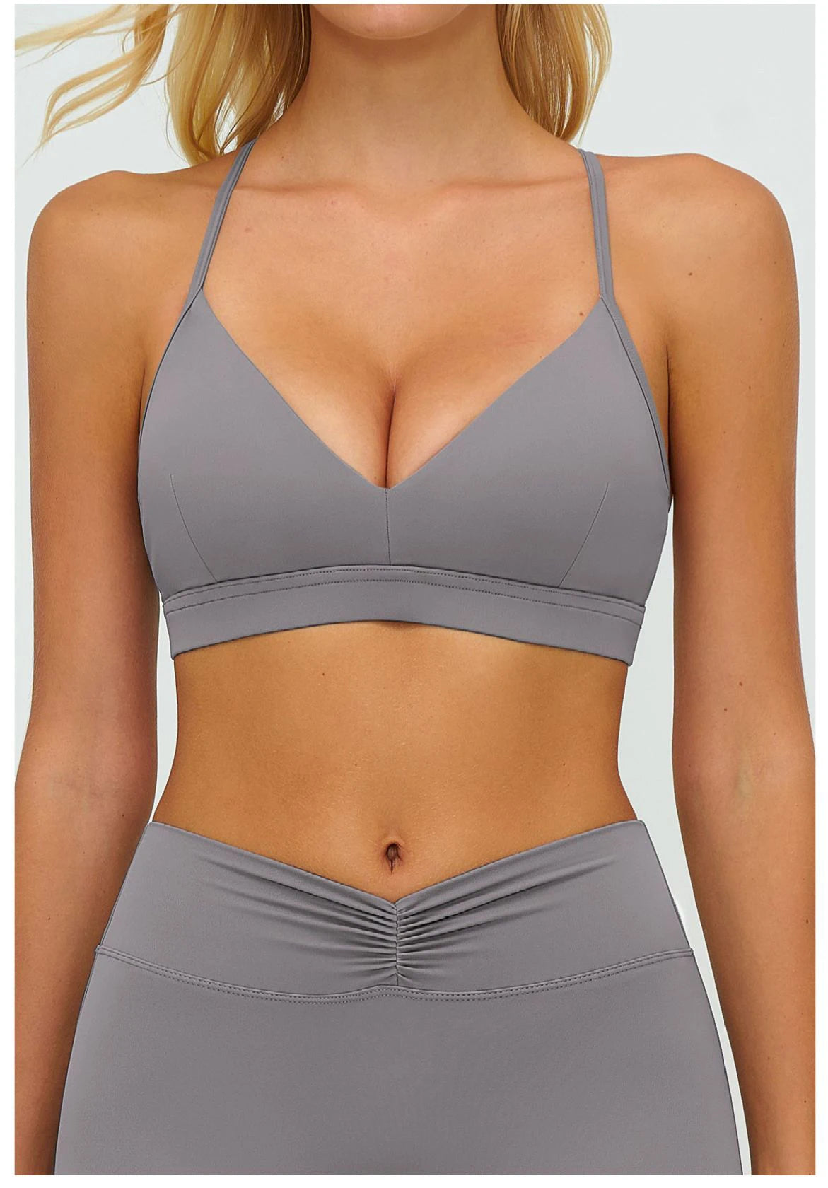 Workout Bra Women Cross Back Yoga Sports Bra Breathable Shock Proof Gym Fitness Push up Top Yoga Running Active Sportswear Vest