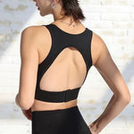 Women's U-Neck Back Hollow Integrated Shock-Absorbing Sports Bra Breathable Fitness Yoga Vest Underwear for Yoga And Fitness