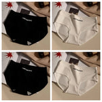 4Pcs/Set Cotton Panties Women Mid Waist Briefs Breathable Intimates Breathable Comfort Underwear M-2XL Soft Panties