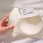 Seamless Bras For Women Small Chest Tube Top 1/2 Cup Non-Wire Bra Women Sexy Lingerie Female Underwear Glossy Intimates