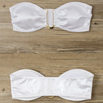 Sexy U Shaped Bandeau Bikinis Sets Mujer Strapless Swimwear Women Gold Swimsuit Bathing Suit Biquinis Brazilian Bikini Swim 2026