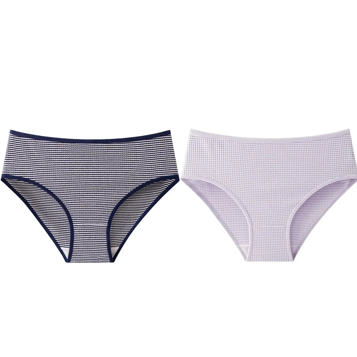 2Pcs/Set Women High Rise Panties Seamless Underwear Winter Warm Underpants Breathable Briefs Female Sexy Lingerie