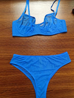 Sexy Ultra-Thin Fully Transparent Alluring Lingerie with Underwire, No Padding, Beautiful Back Bra, Hot Girl Push-Up Bra Set