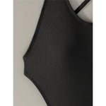 Extreme String Mini Micro Thong Cross Back Women Swimwear One Piece Swimsuit Female High Leg Cut Bather Bathing Suit Swim V7876