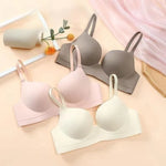 Push-Up Bras Seamless Underwear Women Gathered Small Chest Bralette Sexy Lingerie Without Steel Rings Comfort Breathable Bra