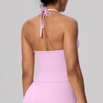 Women Sports Yoga Bra Adjustable Sports Top Women's Fitness Top Sleeveless Open Back Bra Fitness Workout Running Sportswear Vest