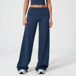 Yoga Pants Women High Waist Fitness Sports Flared Trousers Gym Workout Jogging Wide Leg Pants Female Dance Sports Flared Pants