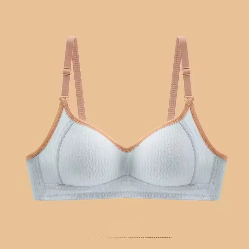 Cotton Everyday Bra for Women No Steel Ring Breathable Comfortable Bras Girls Fashion Underwear Bralette Women's Intimates