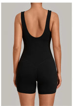 New Summer U-neck Beautiful Back Yoga Jumpsuit Women Sleeveless Tight Sports One Piece Suit Outdoor Gym Running Fitness Overalls