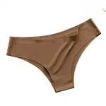 5PCS/Set Panties Women Seamless Underwear Low Rise Female Underpants Glossy Solid Color Briefs Comfort Invisible Underwear