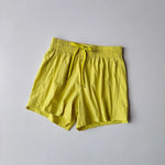 Women's Loose Fitting Anti-Glare Yoga Shorts Two-Piece Set Speed Drying Fitness Pilates Running Training Short
